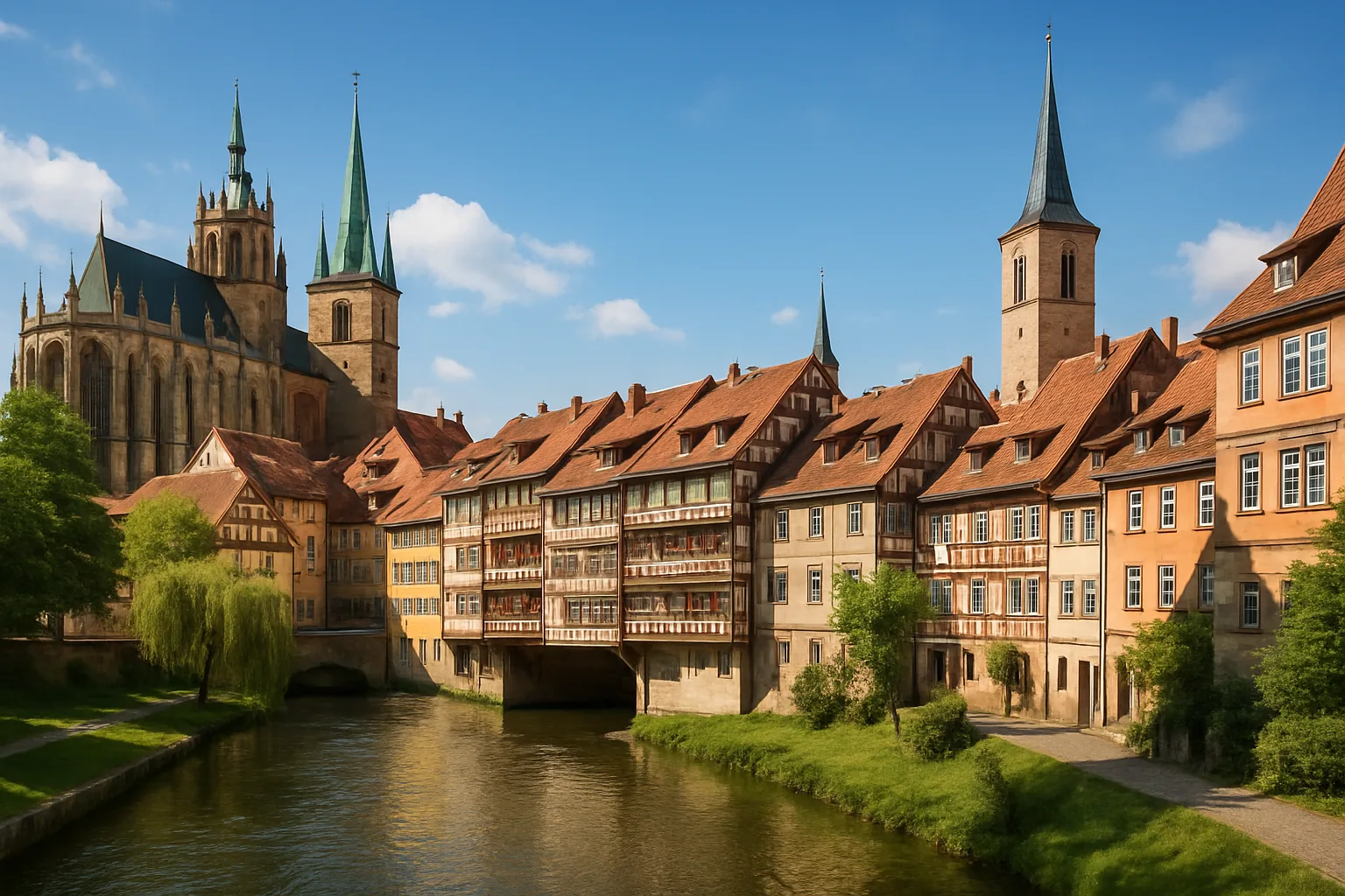 Erfurt, la 'Roma della Turingia': centro medievale e patrimonio religioso tedesco