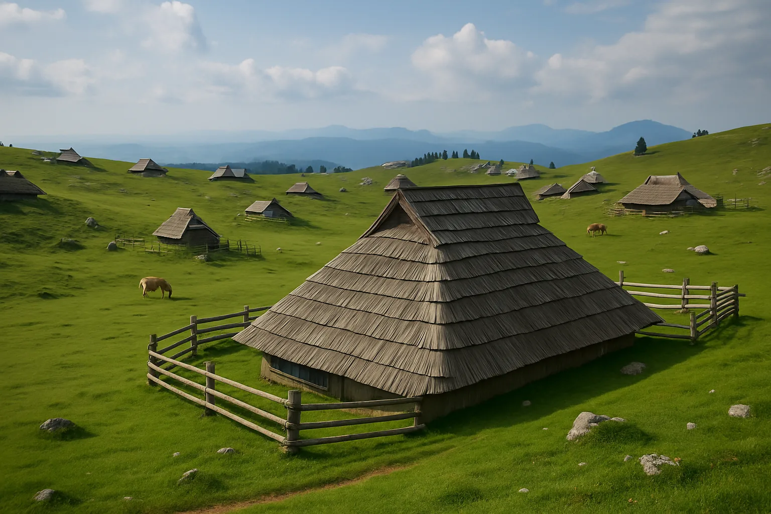 Velika Planina: il borgo delle capanne dal tetto bassissimo, cuore pastorale autentico della Slovenia
