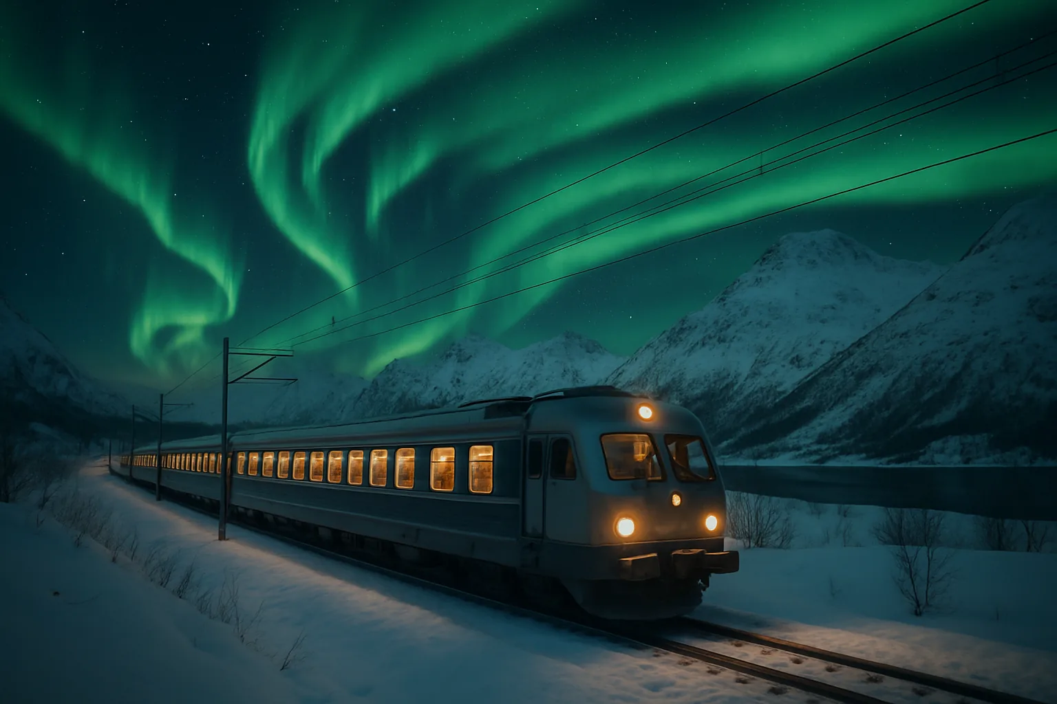 Il treno per l'aurora boreale: da Milano verso l'Artico, il viaggio notturno sotto il cielo polare