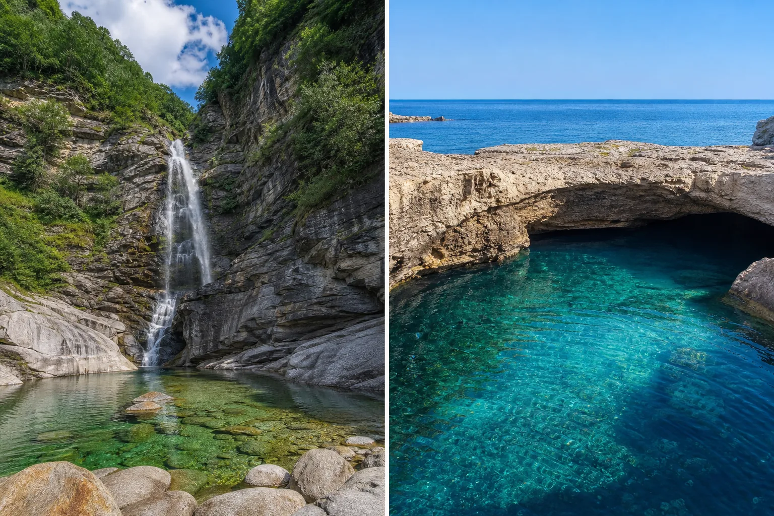 Meraviglie naturali d'Italia: cascate, grotte e fenomeni geologici unici