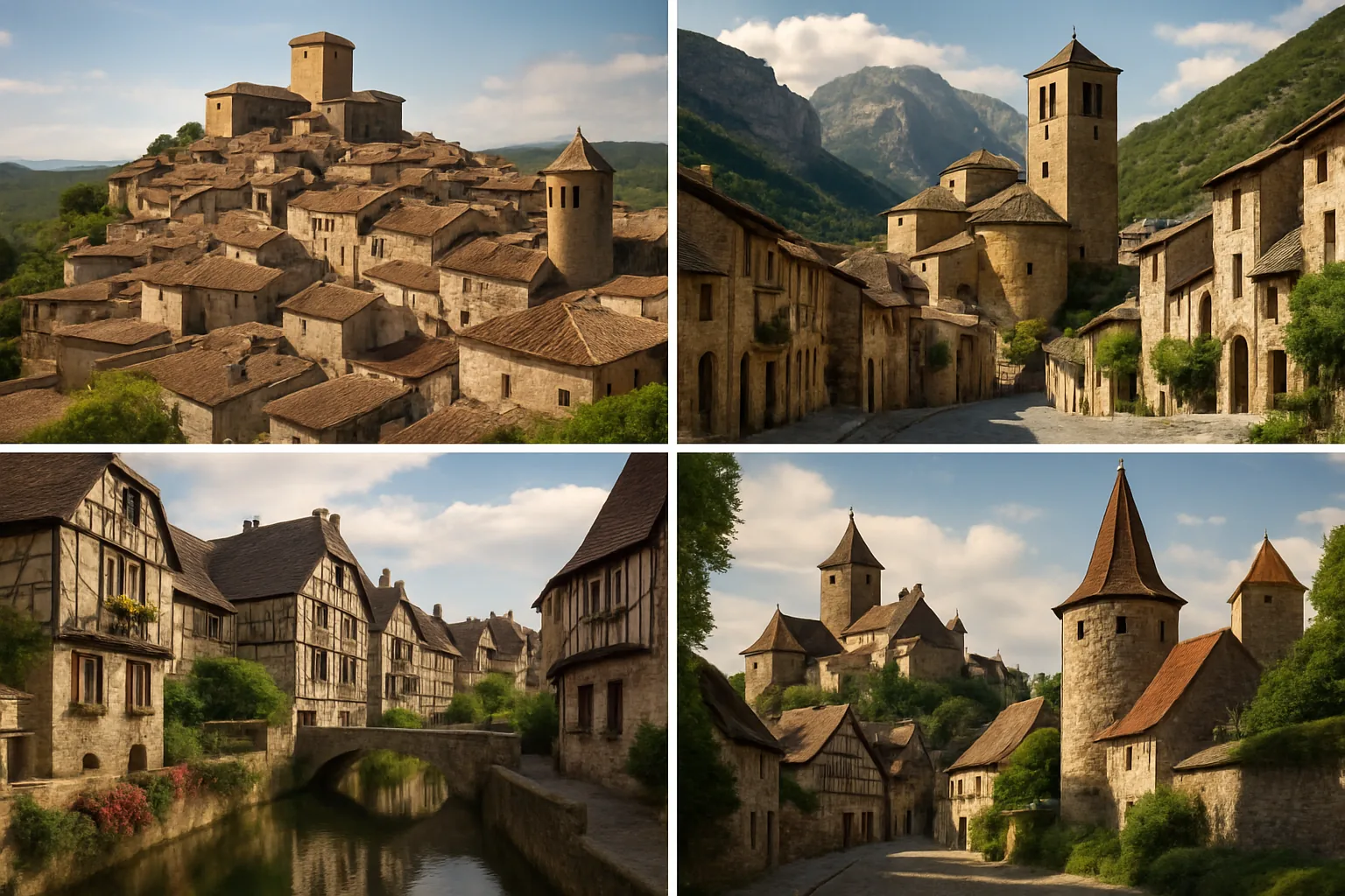 Borghi medievali e castelli: da Sermoneta a Český Krumlov, da Torla alla Turingia