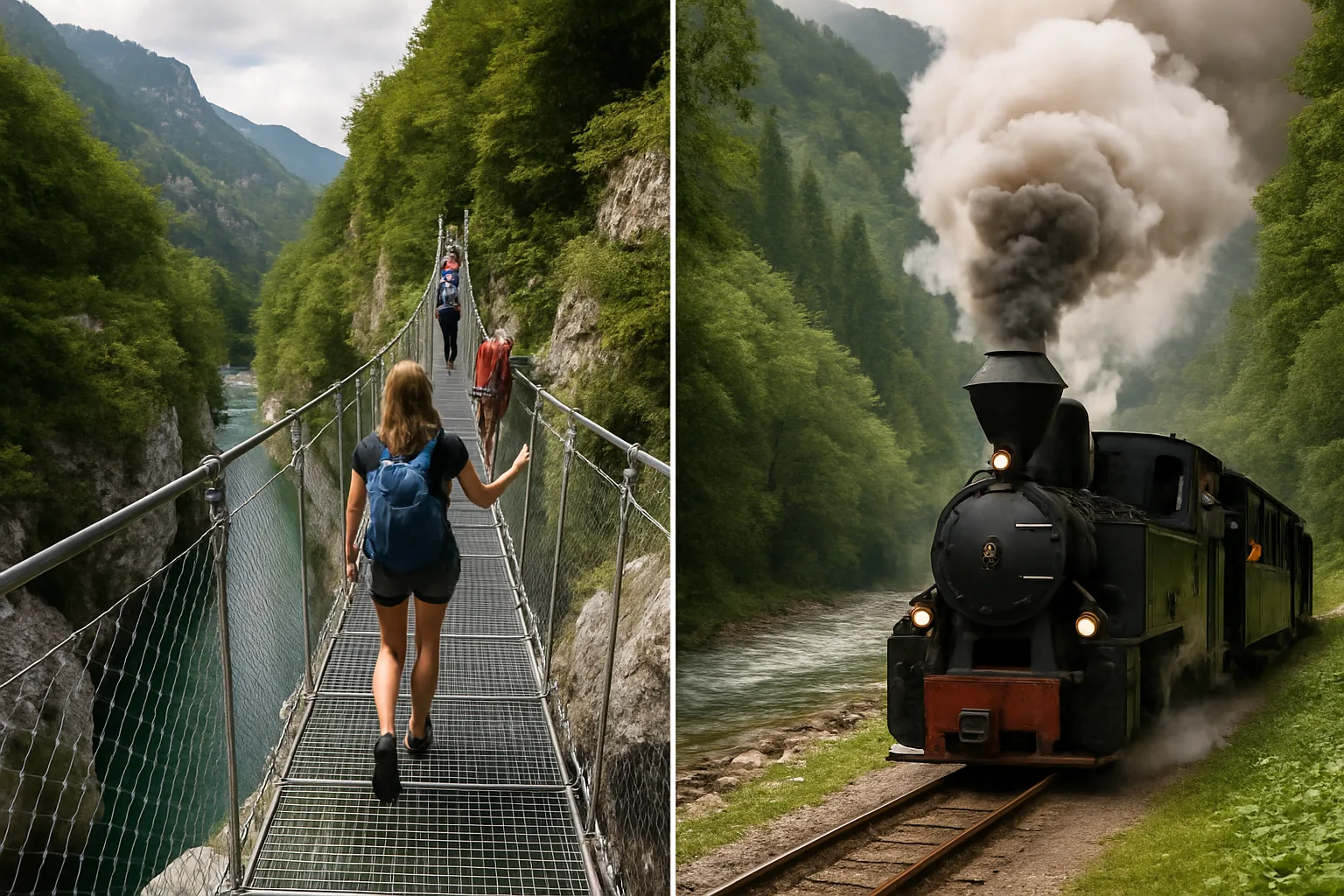 Ponti e infrastrutture sospese: adrenalina tra Italia e Romania