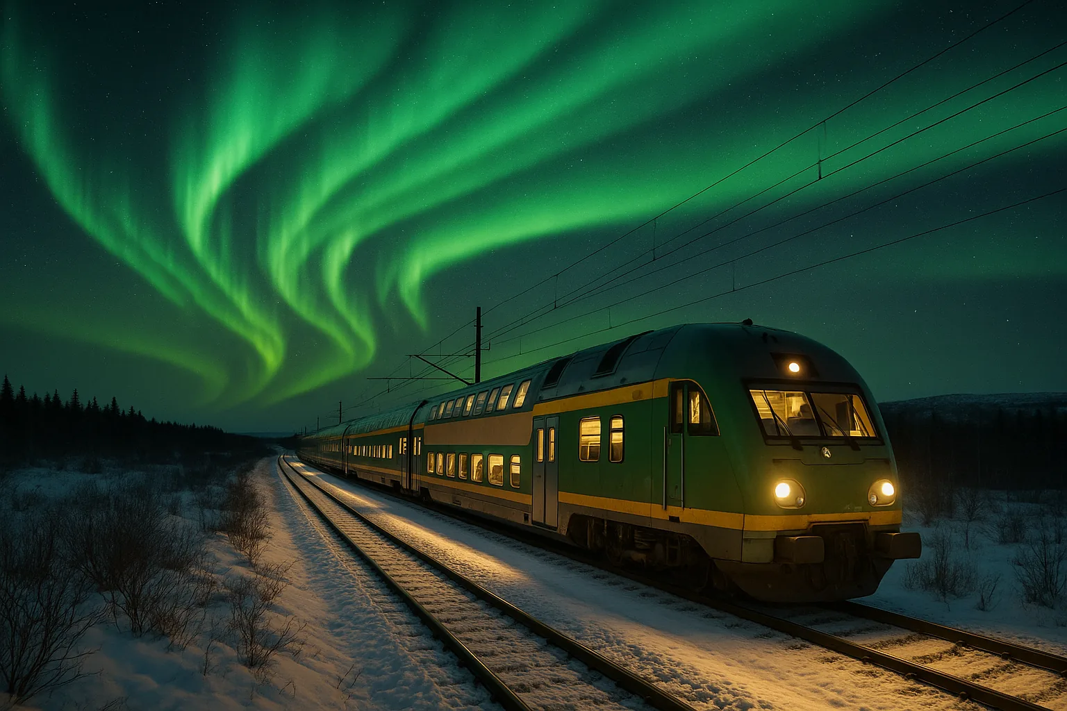 Il treno per l'aurora boreale: da Milano a Kiruna attraverso sette tratte