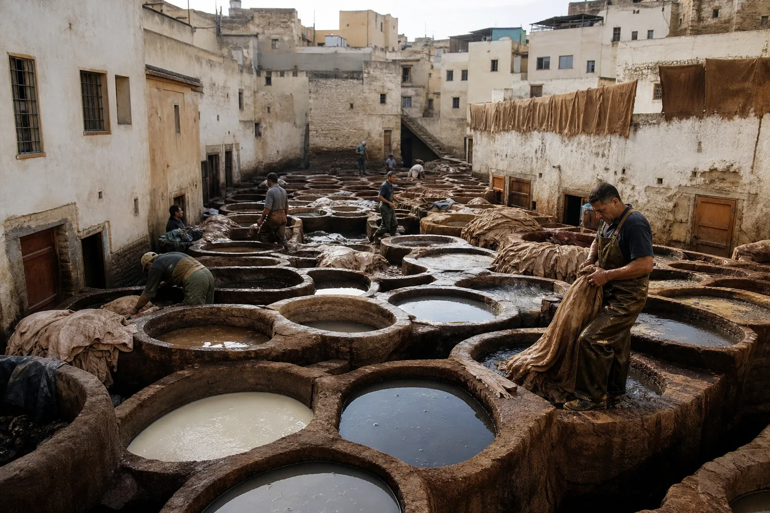 Concerie di Fès e botteghe artigiane del Marocco: quando la tradizione millenaria sfida il tempo