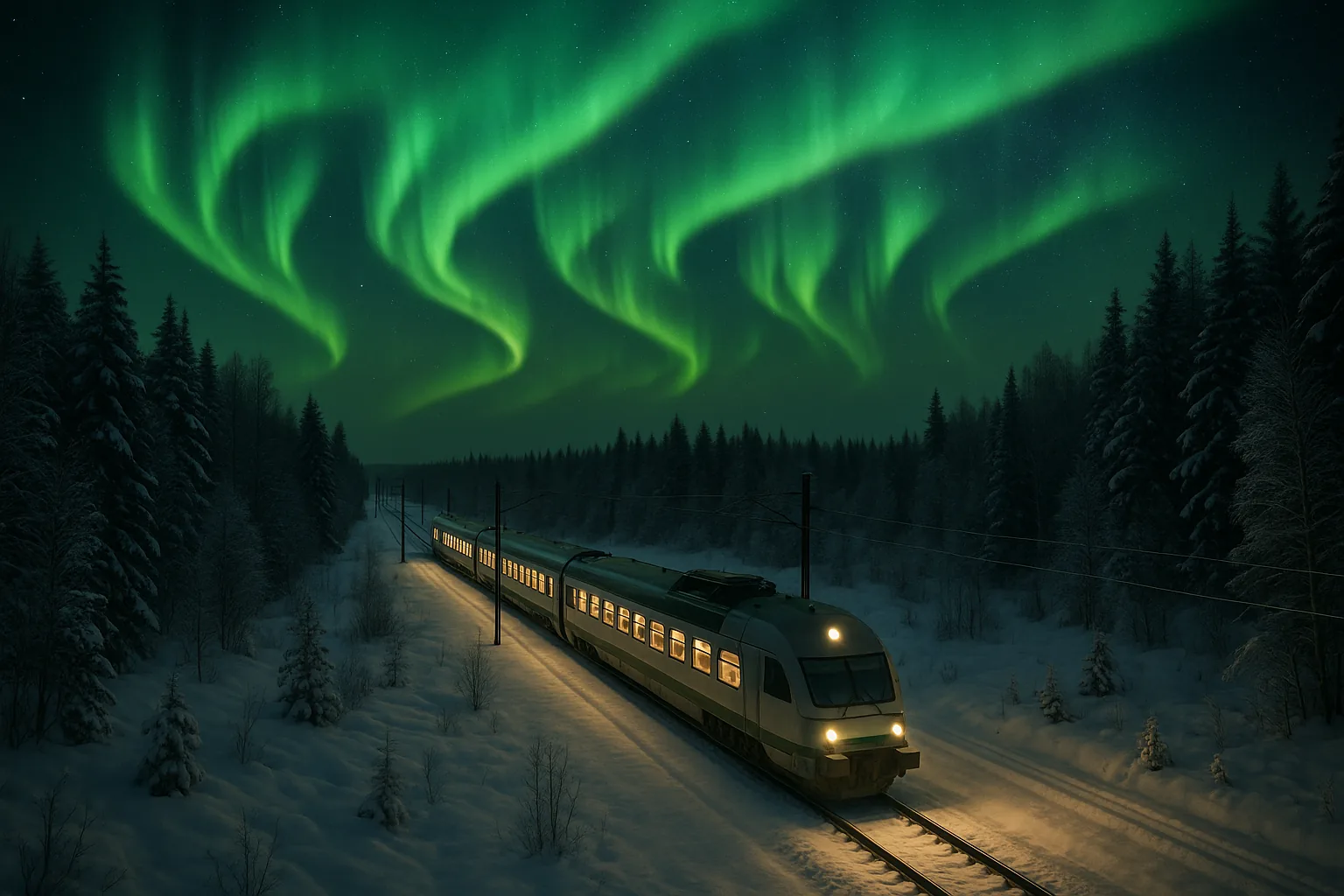 Aurora boreale da Milano: il treno che ti porta in Lapponia